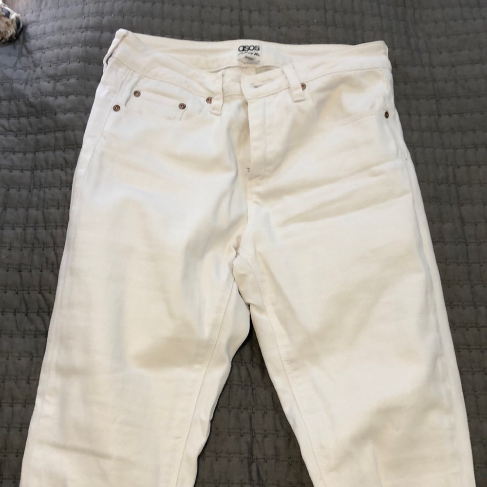 ASOS white jeans